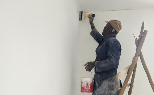 Painting interior walls